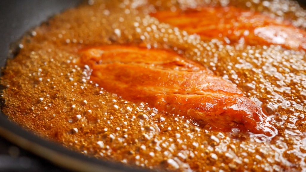 cooking that teriyaki salmon