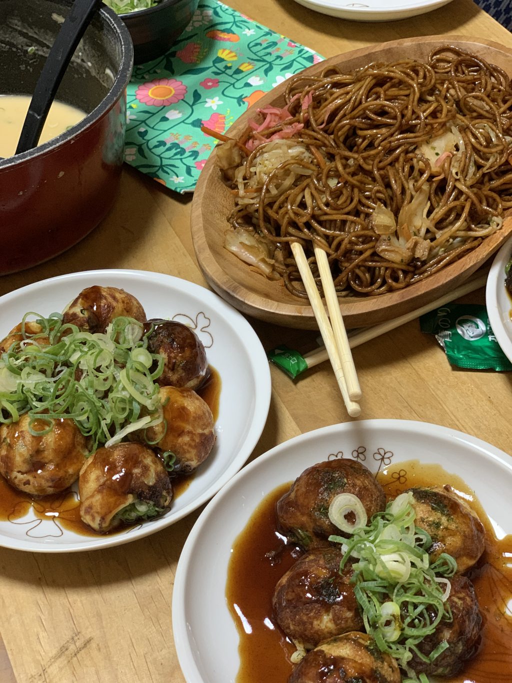 at home Natsu matsuri festival dishes